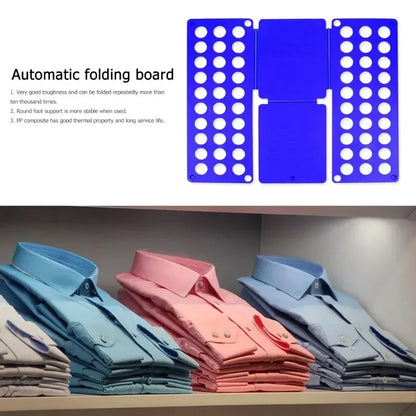 Adjustable Plastic Clothes Folding Board – Fast Laundry Organizer for Kids & Adults