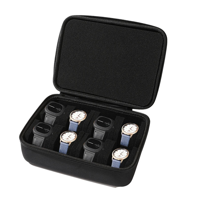 Watch Box Organizer – Portable Travel Case for Wristwatches and Smartwatches