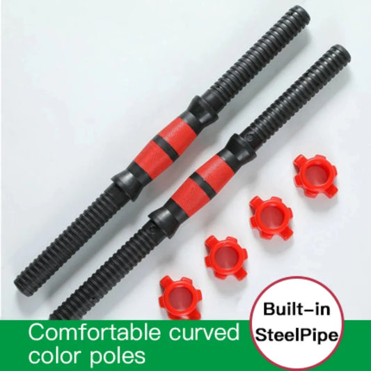 Adjustable Dumbbell Set with Connector Bar – Home Gym Strength Training Equipment (Unisex)