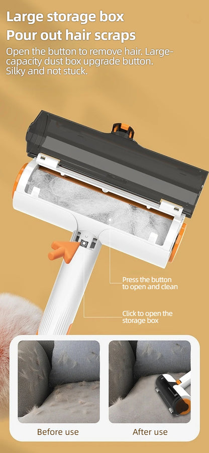Reusable Pet Hair Remover Roller – Portable, Washable & Eco-Friendly for Dogs, Cats & Clothes
