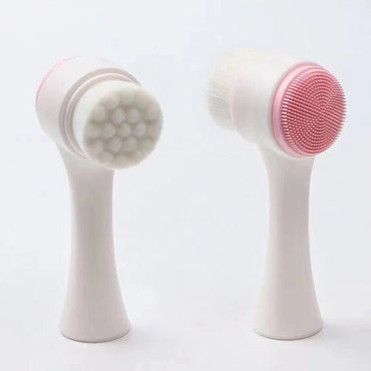 Ultimate Double-Sided Silicone Face Brush – Deep Pore Cleanser & Exfoliator