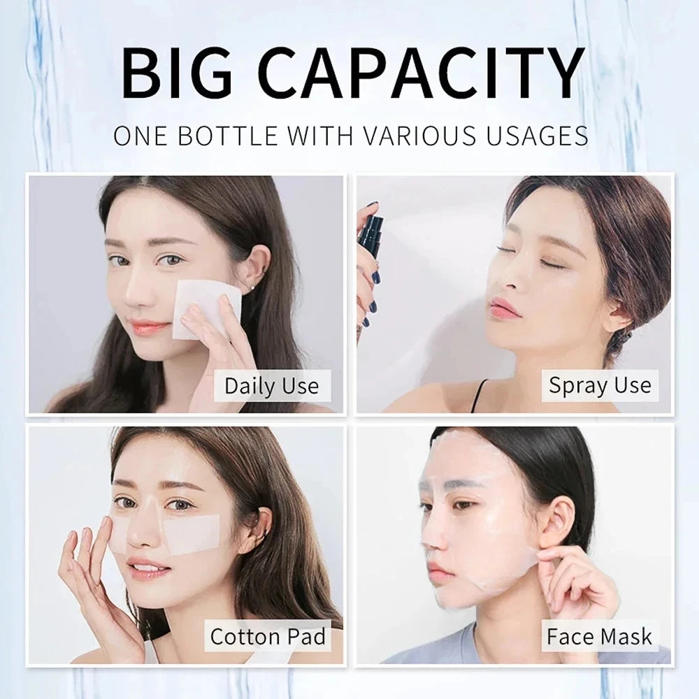 500ml Niacinamide & Hyaluronic Acid Facial Toner – Moisturizing Essence Water for Dry & Dull Skin
