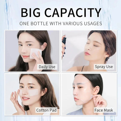 500ml Niacinamide & Hyaluronic Acid Facial Toner – Moisturizing Essence Water for Dry & Dull Skin