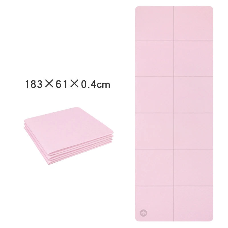 Foldable Yoga Mats Are Suitable for Travel Non-slip, Eco-friendly, Lightweight Folding Exercise Mats, Portable Home Gyms and Out