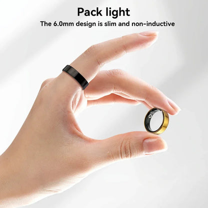 SR08 Smart Ring – 2025 Bluetooth Health Tracker with Sleep, Heart Rate & Activity Monitoring (Unisex)