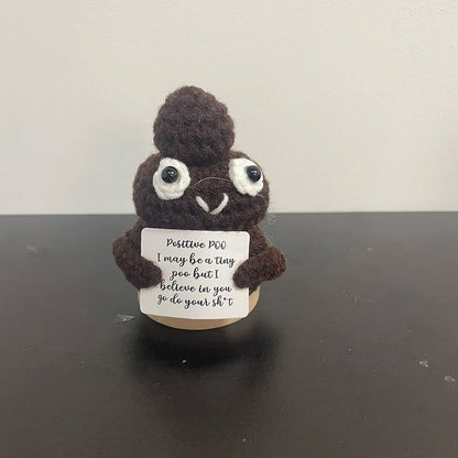 Handmade Yarn Potato Doll – Cute Knitted Plush Decoration for Home, Office, or Gifts