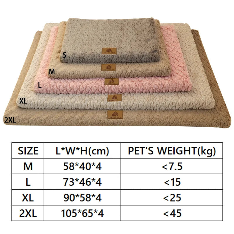Orthopedic Memory Foam Dog Bed – Waterproof with Removable Faux Fur Cover & Anti-Slip Bottom