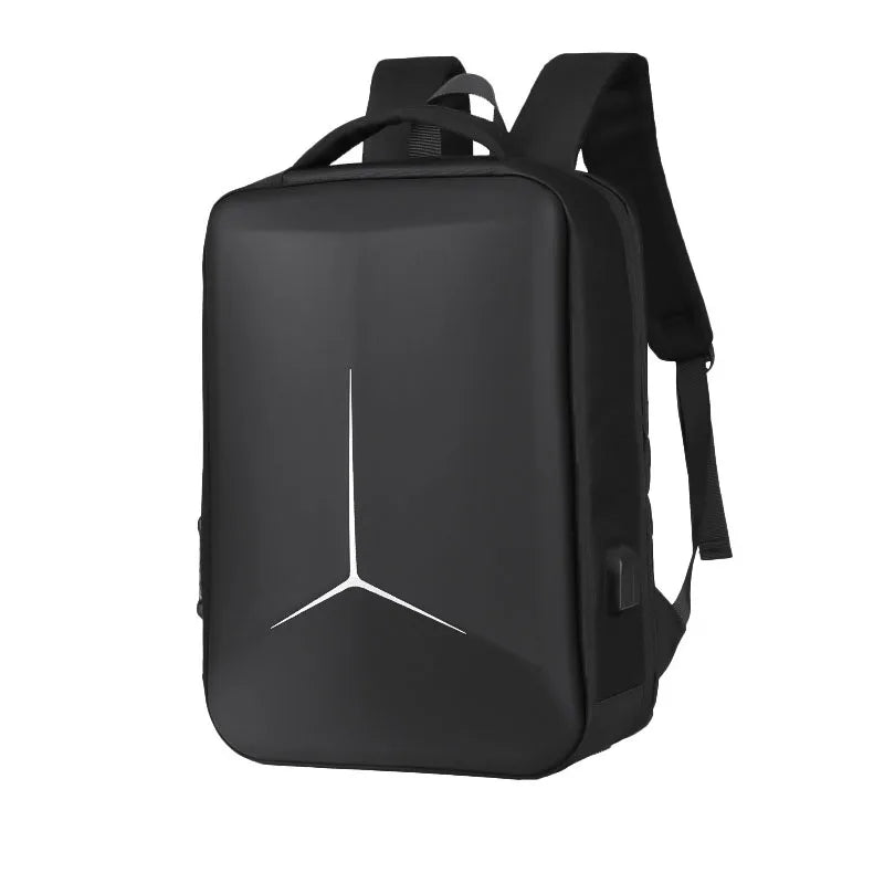 Men’s 15"–17" Laptop Backpack – Waterproof, Anti-Theft Hard Shell Bag for Travel & College