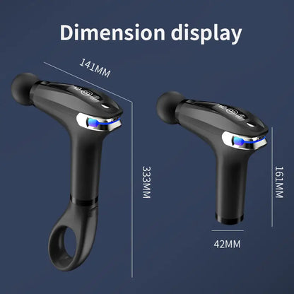 Mini Handheld Percussion Massage Gun – Portable Electric Muscle Massager for Neck, Back, and Legs