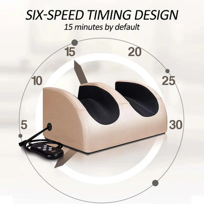 Massage timer dial with 6-speed design and 15-minute auto shut-off