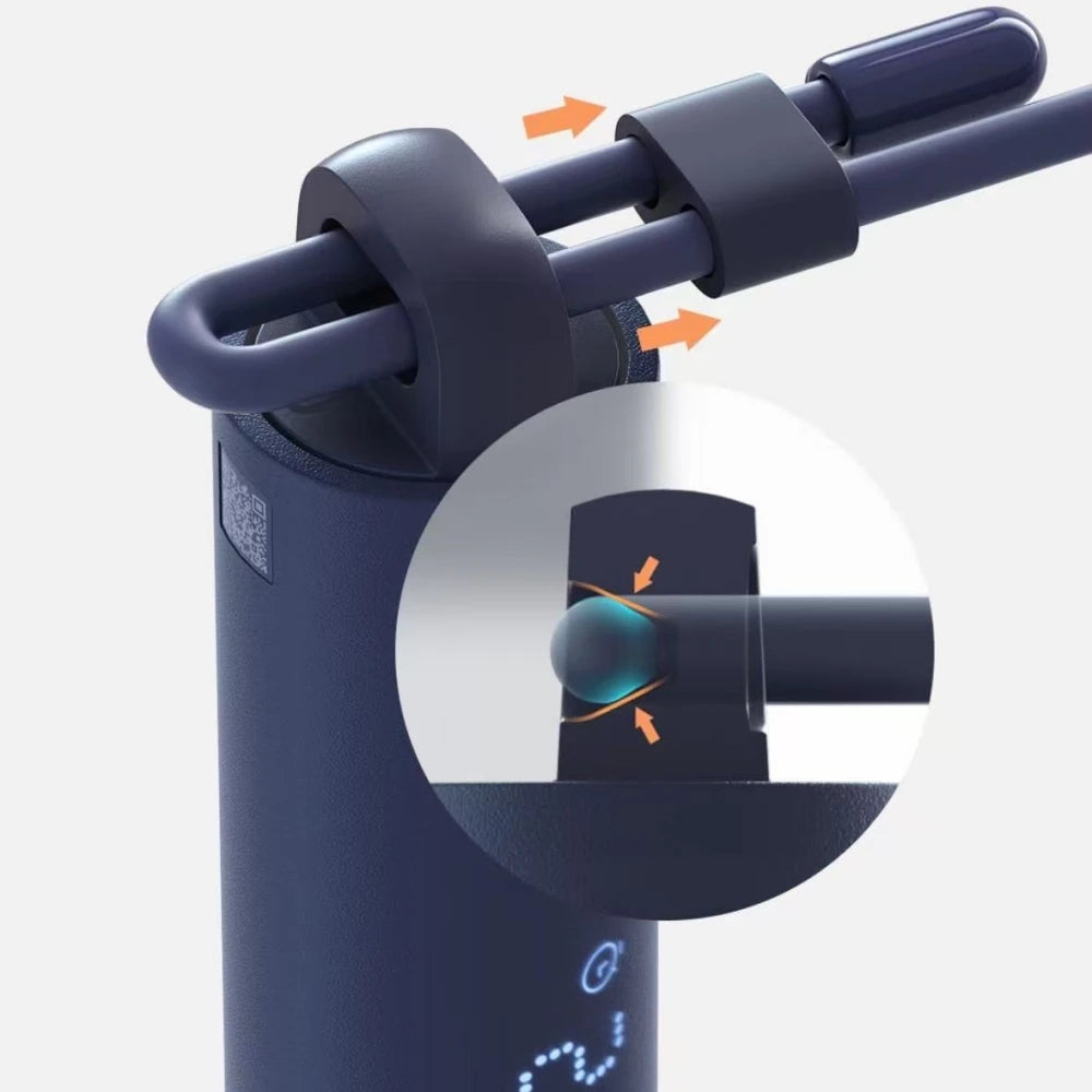Close-up of Xiaomi jump rope 360-degree precision bearing for smooth rotation