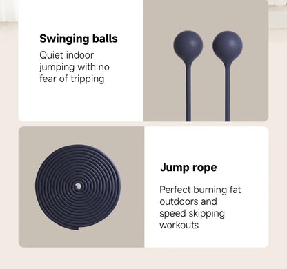Xiaomi Mijia smart rope features interchangeable jump rope and quiet swinging balls for tangle-free workouts